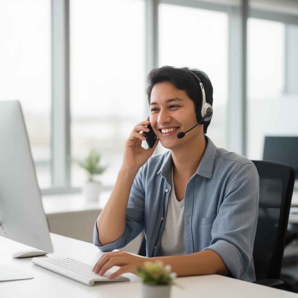 A licensed Benefits Hub advisor speaking with a customer